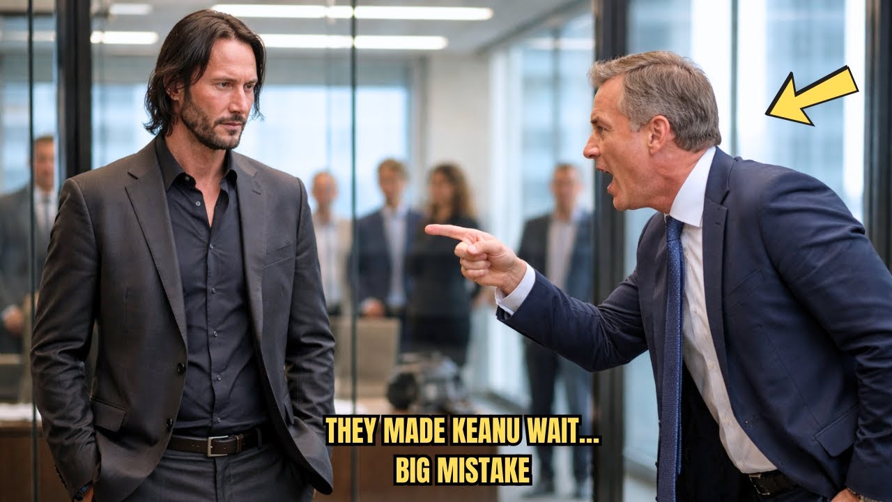 They Made Keanu Reeves Wait… Minutes Later He Fired the Entire Executive Team..