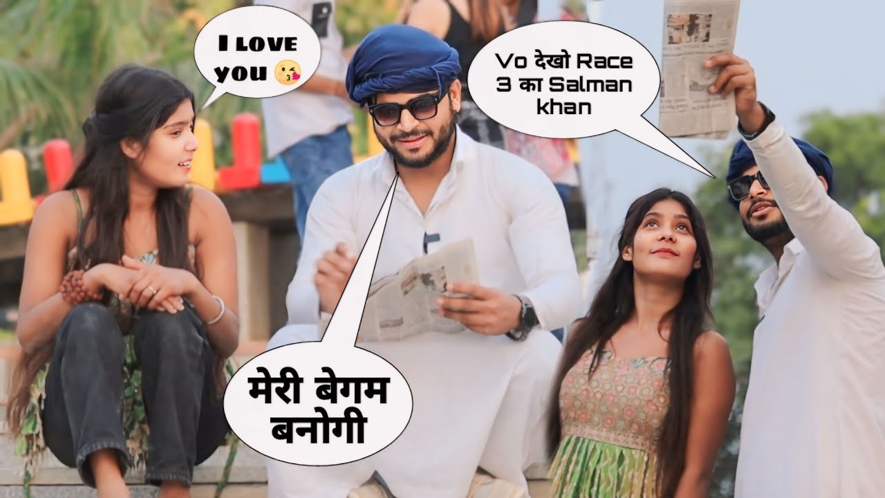 Habibi Prank In Public reaction 😂 | chichora londa