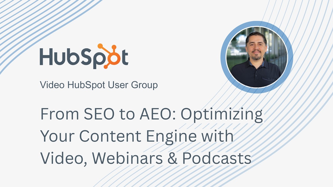 From SEO to AEO: Optimizing Your Content Engine with Video, Webinars & Podcasts
