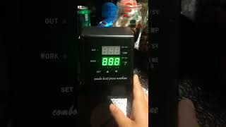 Temperature not working. sometimes  passes the set value most times just had these lines. Heat Press