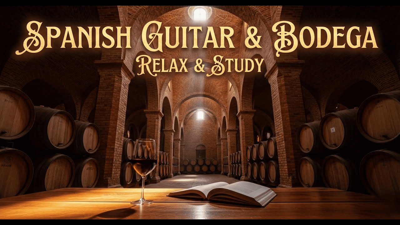 2 Hours Acoustic Spanish Guitar 🕯️ Bodega Ambience for Deep Work