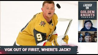 The Vegas Golden Knights are out of first and what's wrong with Jack Eichel?