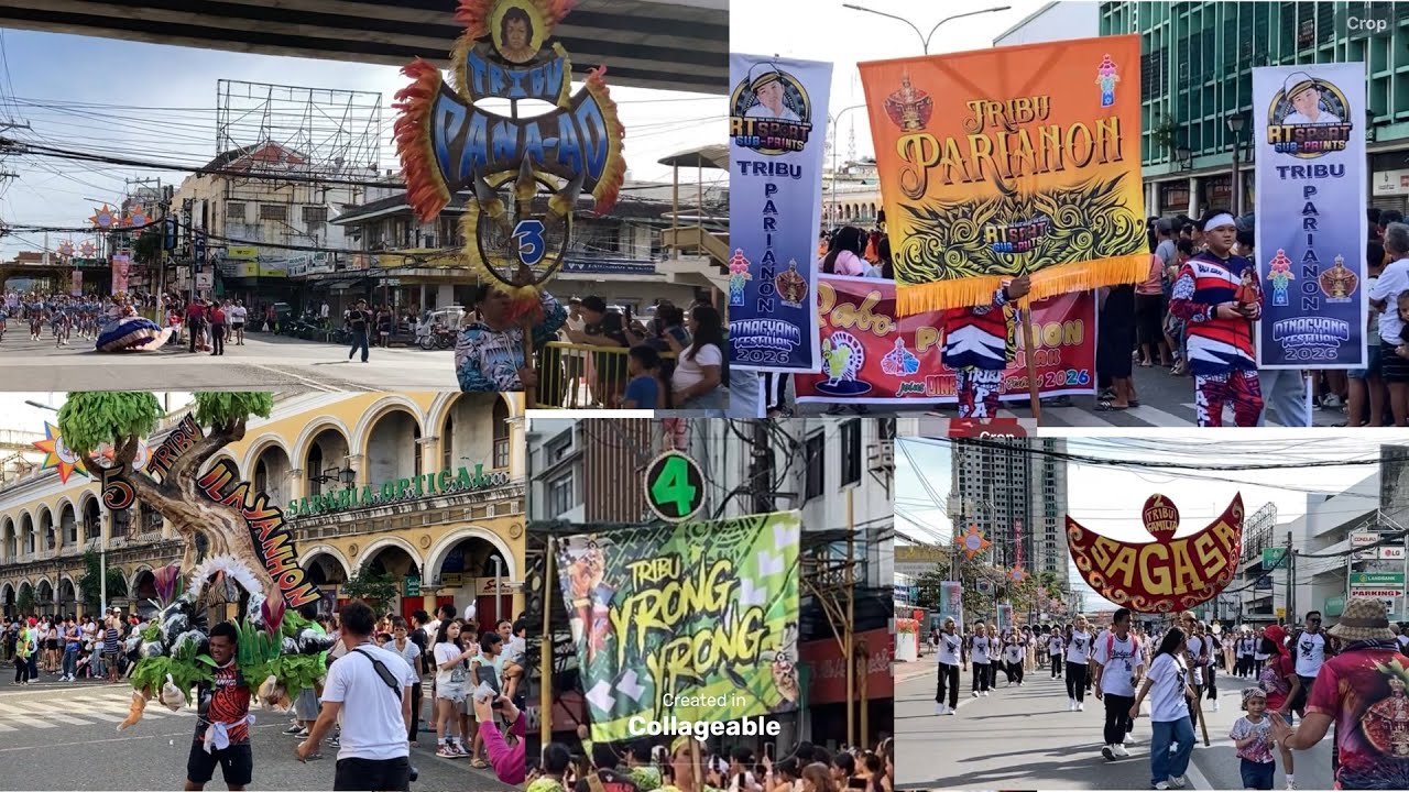 Walking tour at the Dinagyang 2026 opening salvo.  