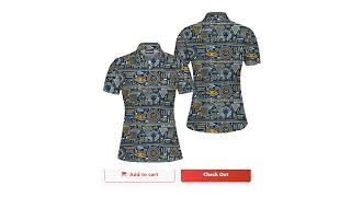 Ancient Egyptian Tribal Polo Shirt For Women