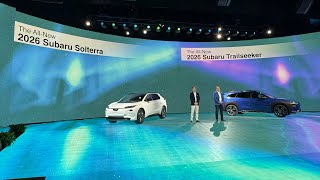 SUBARU SOLTERRA TRAILSEEKER REVEAL AT NEW YORK LIVESTREAM
