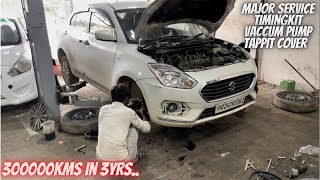 Swift Dzire diesel 300000kms major service !!