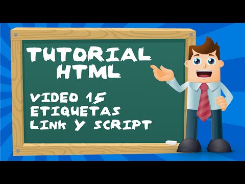 Tutorial Básico De HTML Desde Cero - Video 15: Etiquetas Link Y Script.