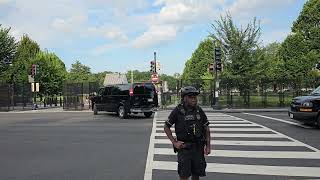 8K | Washington DC VIP motorcade