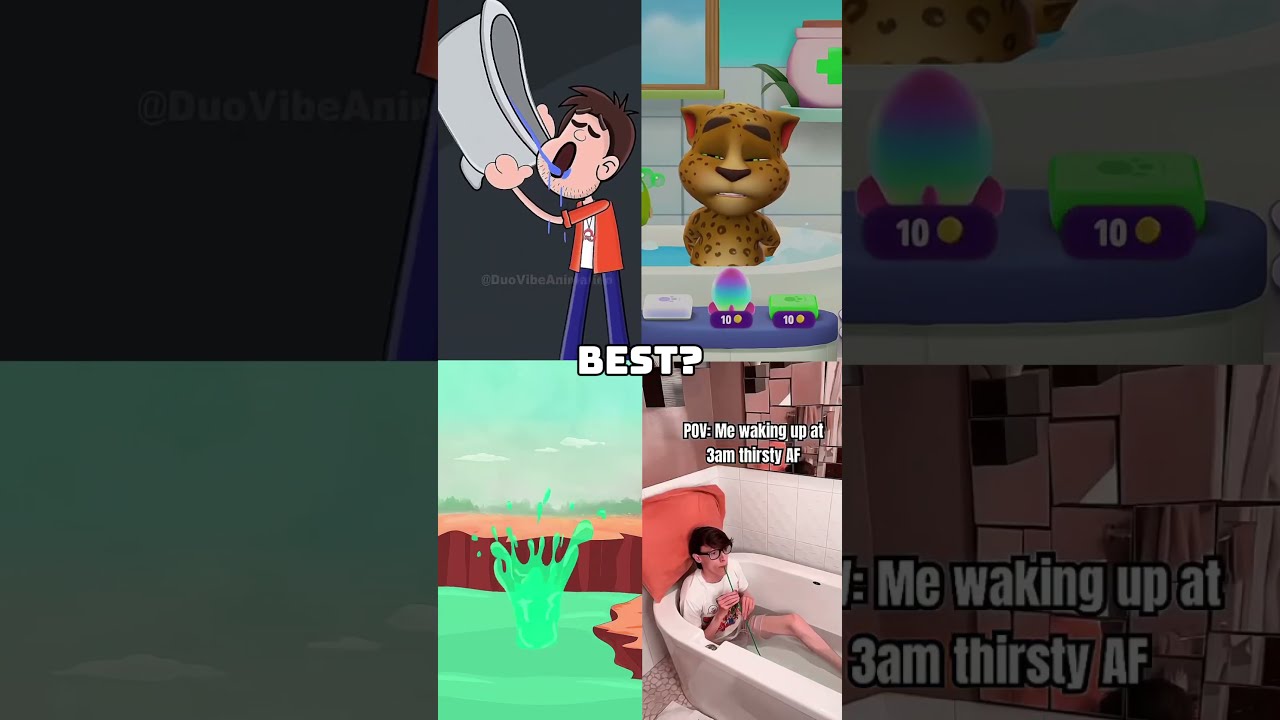 POV Me Waking Up At 3am Thirsty PART 2 Shorts Trending Animation Animationmeme Edit