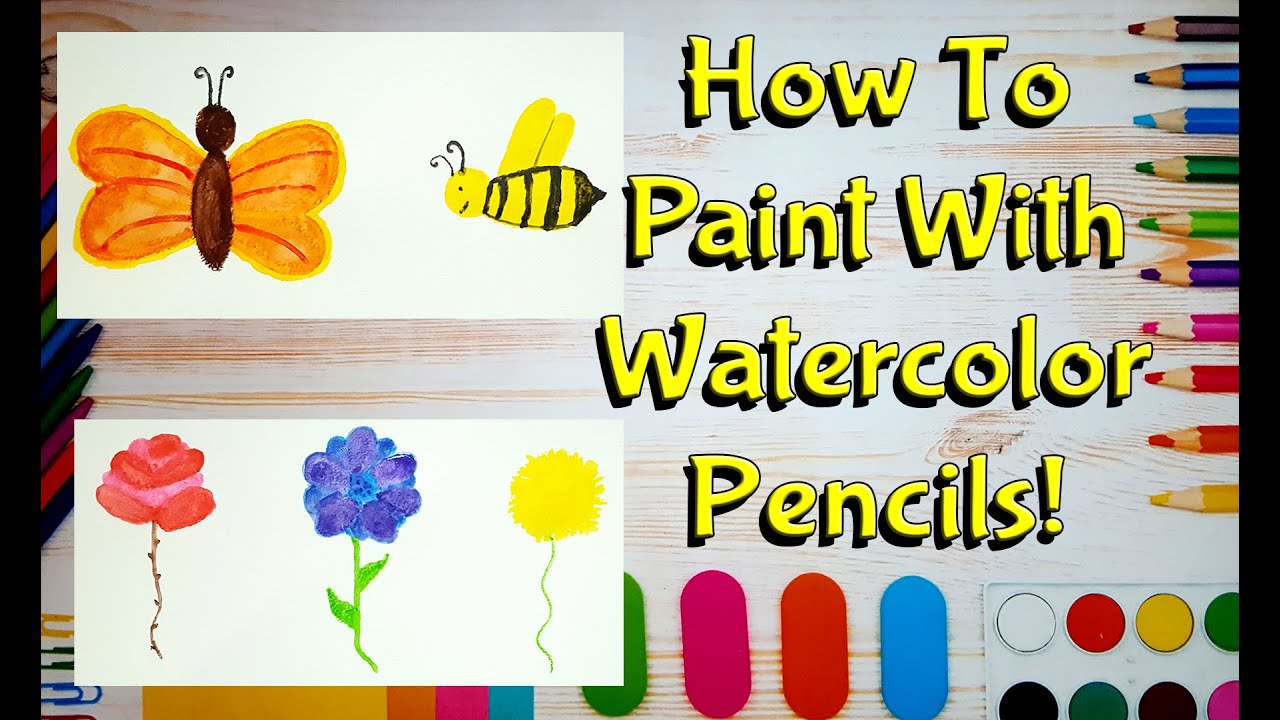 How To Paint With Watercolor (for kids) 