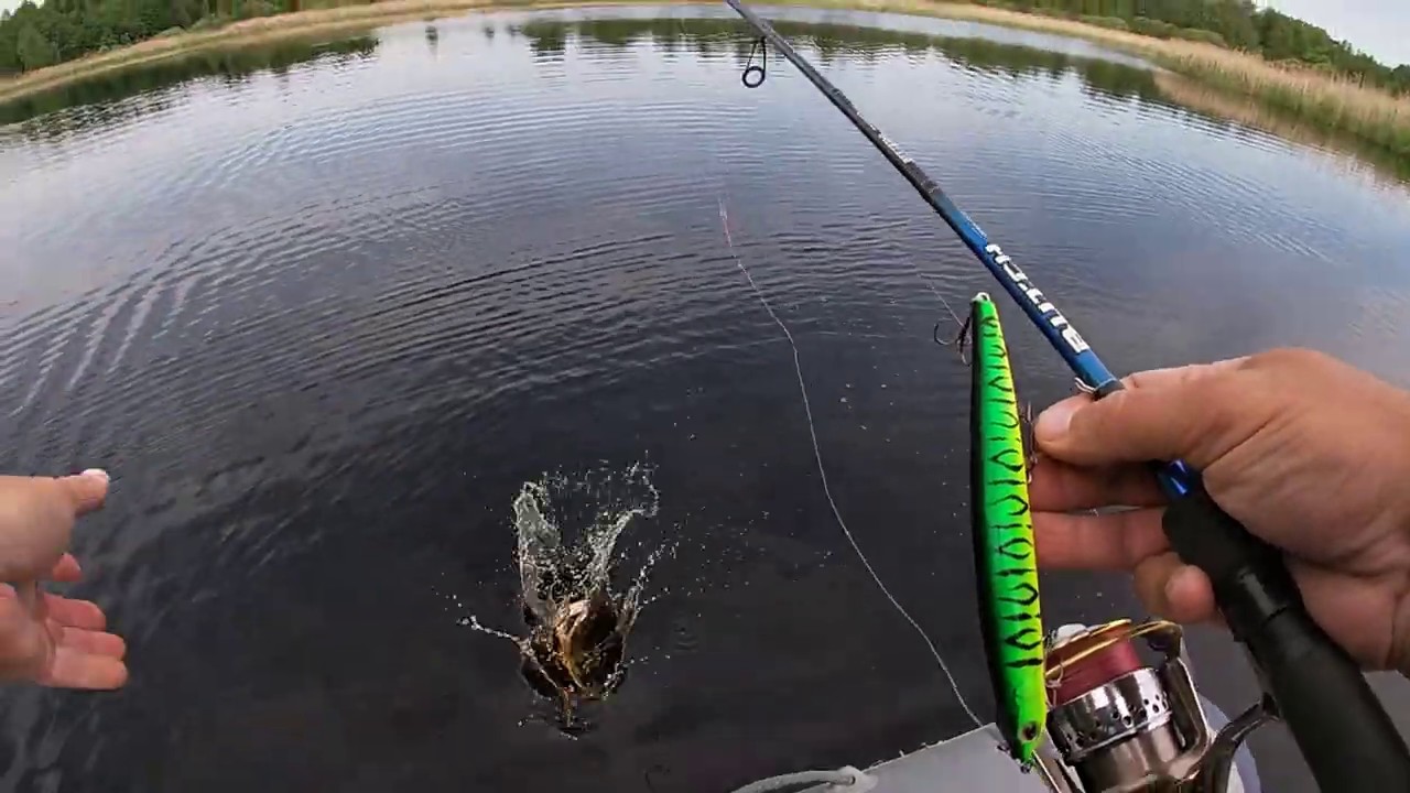 Злые щуки на Strike Pro B-Match Jet 150 и Yo-Zuri Duel Hardcore Lipless Minnow с Алиэкспрес Bearking