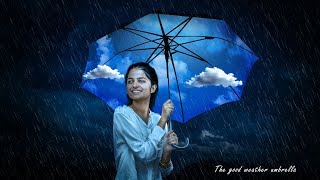 The good weather umbrella - Photoshop Manipulation Photo Effects Tutorial screenshot 1