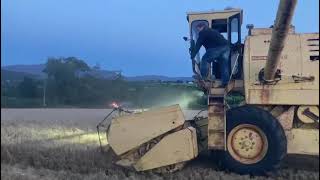 New Holland clayson 1545 cutting spring barley in Carlow Ireland August 2023