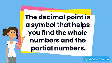 Decimal Place Value for 4th and 5th Grade - Video Math lesson