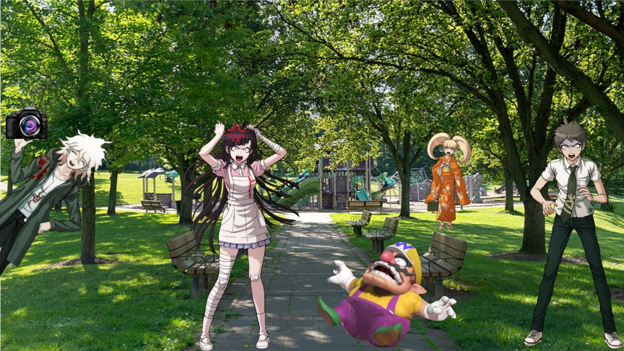 Wario dies by Mikan Tsumiki beating him up after she loses her cool.mp4