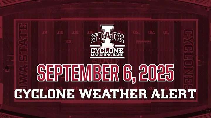 Cyclone Weather Alert | Iowa State v. Iowa - 09/06/2025