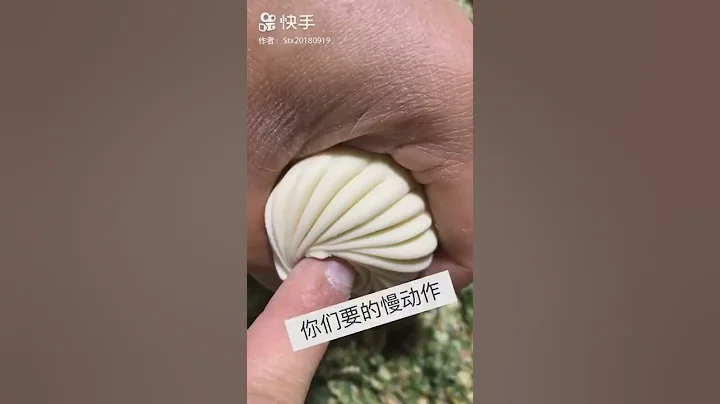 如何包包子褶的手法，慢動作練習怎麼捏，美食包子的做法。 - 天天要聞