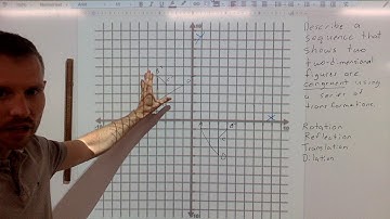Describing a sequence of transformations that shows figures are congruent