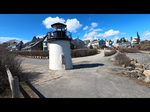 Marginal Way and Ogunquit Beach Maine Walk in 4K
