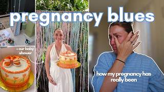 my pregnancy journey 🤍 raw & honest chat + our mini baby shower ✨🐣🪴