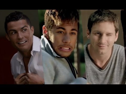Cristiano Ronaldo Neymar JR Lionel Messi Best Funny Moments (Funny Football Commercials)