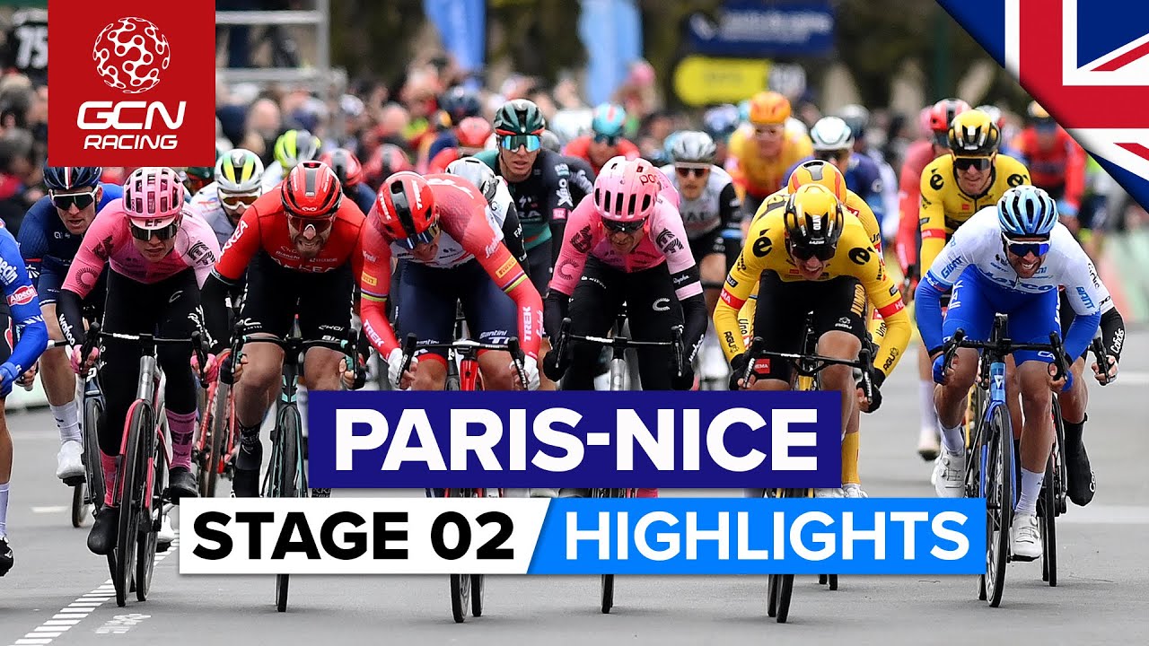 Nervy Day Of Racing As Crosswinds Loom! Paris-Nice 2023 Highlights - Stage 2