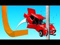 MOST BRUTAL MEGA RAMP CRASHES! (BeamNG Multiplayer)