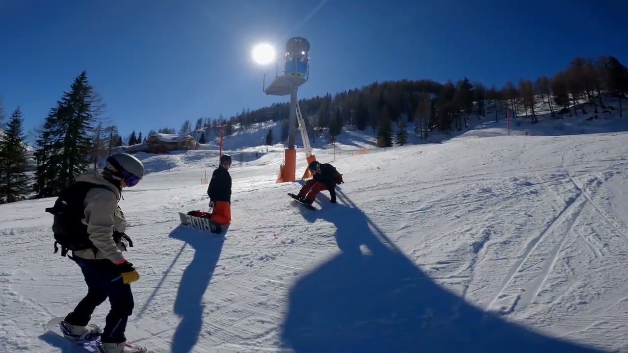 SNB Trip & Ride in Nassfeld Hermagor | Slope No. 7 - Garnitzen-Alm-Abfahrt