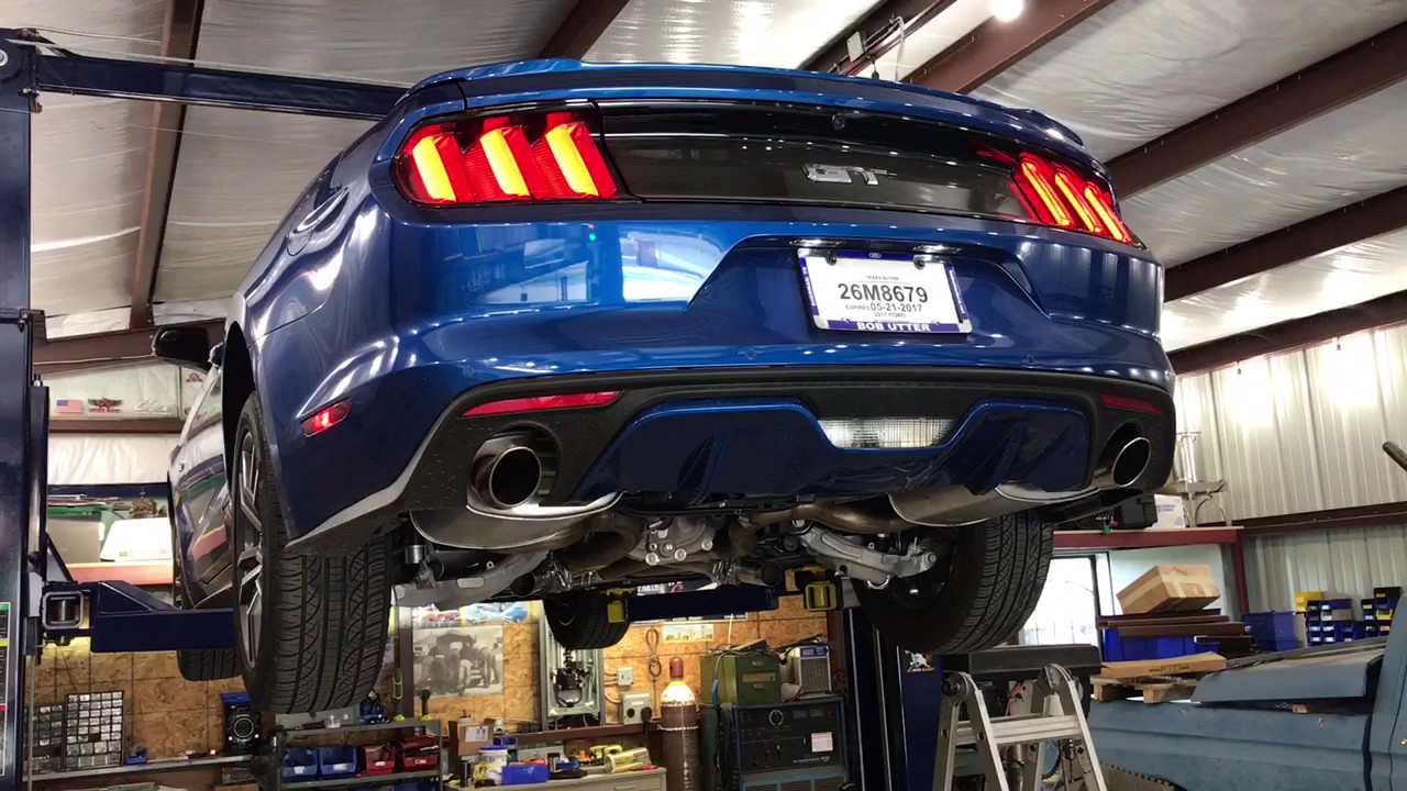 2017 Mustang Gt With X Pipe And Electric Cutouts You 2017 Mustang Gt With X Pipe And Electric Cutouts