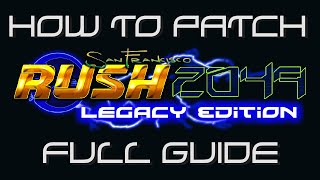 How to Patch & Play Rush 2049 Legacy Edition