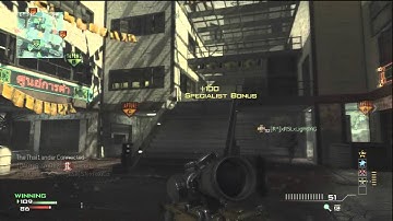 MW3 Rushing Barret .50 Cal M.O.A.B Gameplay Bootleg