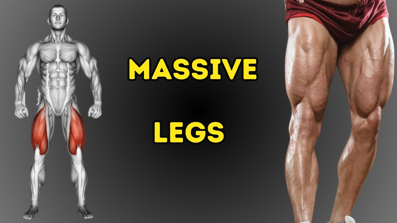 5 Simple Exercises For Massive Legs | Home Workout - YouTube