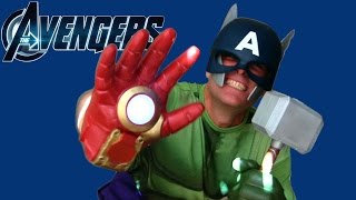 Captain Iron Hulk ThorMerica The Avengers Toy Review! || Superheroes + Action Figures || Konas2002