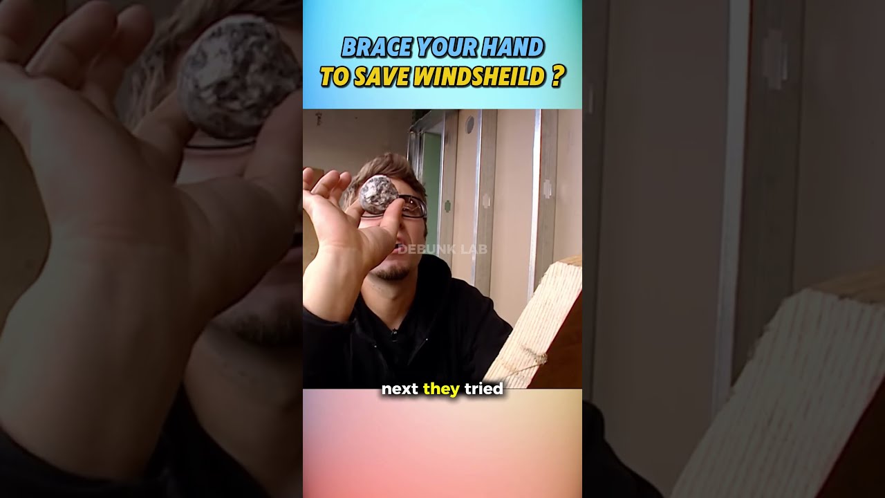 Can Your Hand Stop A Shattering Windshield MythBusted