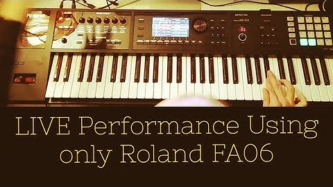 Roland FA 06 Live looping