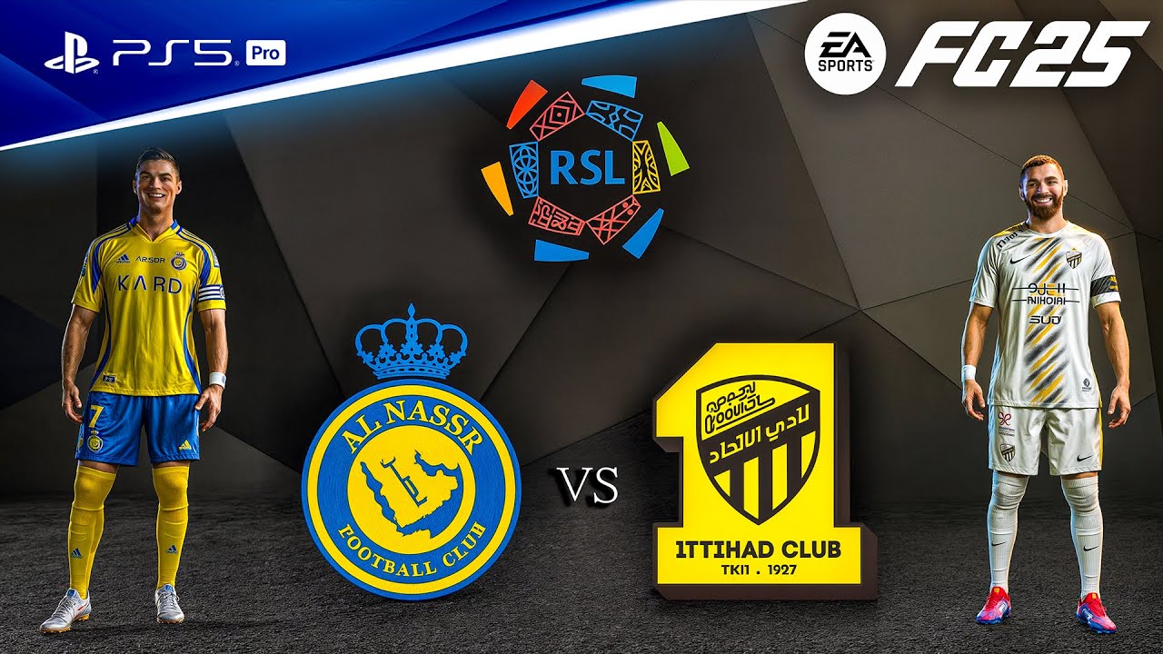 FC 25 - Al Nassr vs. Al Ittihad Ft. Ronaldo, Benzema, | Saudi Pro League 24/25 | PS5™ Pro [4K60]