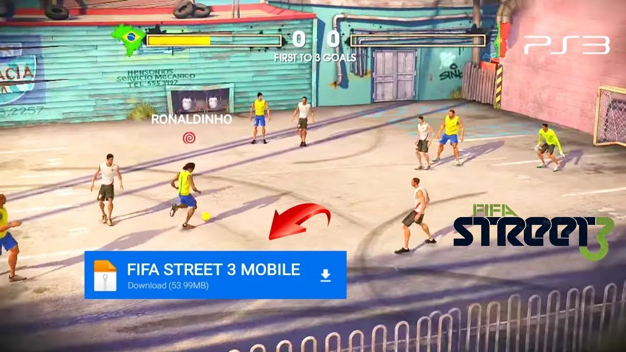 FIFA STREET 3 MOBILE OFFLINE PPSSPP ANDROID - YouTube