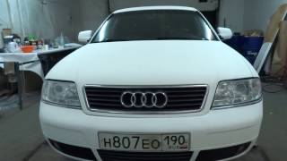видео: Audi A6 седан цвет белый RAPTOR U-POL GRAVITEX.RU картинка: Audi A6 седан цвет белый RAPTOR U-POL GRAVITEX.RU
