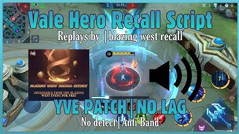 Vale Hero Recall Script With Full Sound And Effect No Password No Band No Log