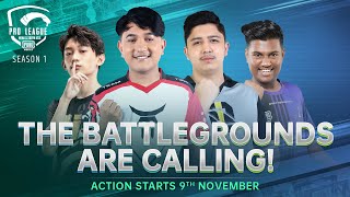 The Battlegrounds are Calling | PUBG MOBILE Pro League MENA and South Asia region Season 1