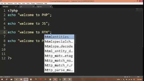 PHP Tutorial 03- Echo & Print Statement (Video Lecture)