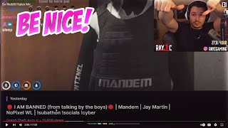 Ray C REACTS To Dean's Video Reddit Hates Me! | Mandem NoPixel GTA RP