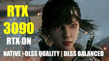 BRIGHT MEMORY INFINITE | RTX 3090 | RTX ON | NATIVE | DLSS QUALITY / BALANCE | 4K ULTRA SETTINGS