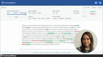ProofreaderPro.ai User Guide: Text Processing