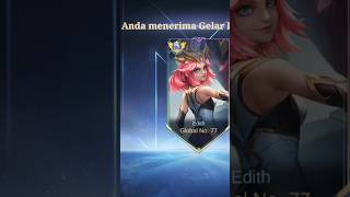 mabar live tiktok @edithonly13 #edithroam#edithexp#topglobaledith#buildedith#edithonly13