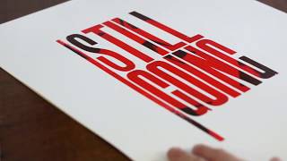 Letterpress Printing on a Vandercook