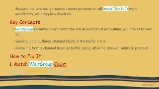 Full Fixing Deadlocks with WaitGroup and Buffered Channels in Go Guide