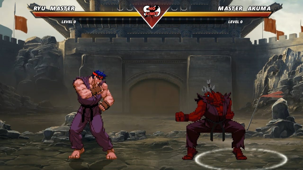 Master Or Ryu MASTER RYU vs MASTER AKUMA - The most insane fight ever made! - YouTube