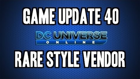 DCUO - Test Server - GU40 - Rare Vendor Styles - Odyssey
