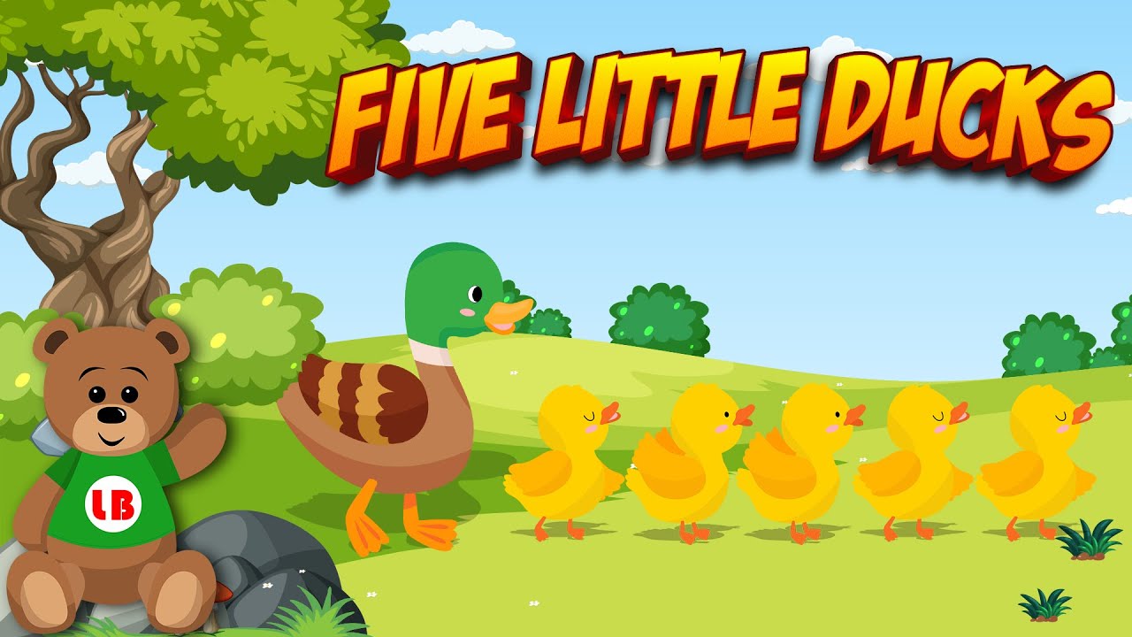 Five Little Ducks went out one day | Kids Songs and Nursery Rhymes